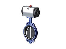 气动对夹式蝶阀